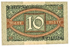 Germany 1920 10 Mark Note German Empire Banknote Berlin Currency-unc