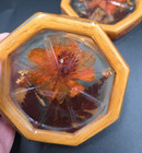 Design Gifts Barware Lucite Coasters 4 Pcs Mid Century Mcm Vtg 1970s 