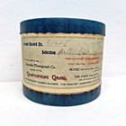 Antique Columbia Grand Record 5  Brown Wax Cylinder 31628 Hello Central Jw Myers