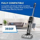 6 Pack Roller Brush Vacuum Filters Replacement Kit Compatible With Bissell