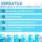 4oz  110 Ml  Graduated Cylinder - Heat Resistant   Chemical Resistant  Multip   