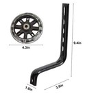 Training Wheels Bike Fit For 12 14 16 18 20inch Bike W  Flash Light Wheel 1 Pair