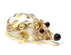Ganz World Miniature Mini Glass Hedgehog Collectible Figurine 3 4  