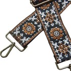 Casual 2  Wide Women s Purse Strap Replacement Crossbody Canvas 2 garden_brown
