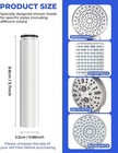 Shower Filter Cartridges Compatible With Cobbe Handheld Showerheads 4-pack