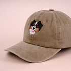 Personalized Pet Portrait Hat  Embroidered Custom Pet Photo Baseball Cap