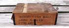 Vintage Empty Ww2  Ammo Made In Finland Wood Box To New York 303 British Ball