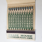 Vintage Full Unstruck Feature Matchbook Peas Pease House Saybrook Ct