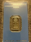 Palladium 5 Gram Bar 999 5 Switzerland Argorheraeus Certified Assay