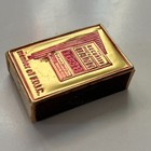 The Security Trust   Savings Bank Member Of Fdic Vintage Matchbox Ttb7-bmb