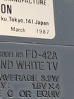 Sony Watchman Fd-42a Portable Uhf vhf  Television