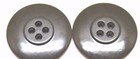 Wwii Us Green Plastic Overcoat Buttons 1 1 8 In 28 Mm 45 L Lot Of 2 B4227
