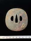 Shoami Taikoubouzu Tsuba Iron Edo Period Authentic Antique Vintage Rare