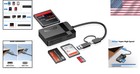4 In 1 Usb C Memory Card Reader Sd Ms Cf Tf Adapter Supports Simultaneous Read