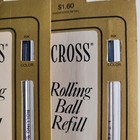 2x Genuine Cross Pen Refill Rolling Ball Black Ink For Selectip Models