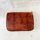 Vintage Leather Travel Grooming Kit Case Men   s Shaving Brush Comb Set Zipper 