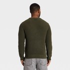 Men s Long Sleeve Cotton Textured Crewneck Pullover Sweater - Goodfellow   Co