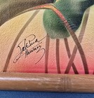 Original Vintage Signed Hale Pua  frank Oda  Hawaii Anthurium Flower Painting