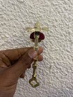 Antique Vintage Style Brass Eagle Sewing Clamp Pin Cushion