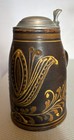 Vintage Mcm Stoneware Beer Stein Berchtesgaden Topferei R V Hoesslin Germany 8 