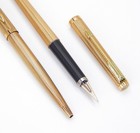 Parker 180 Gold Plated Ballpoint Pen   Fountain Pen