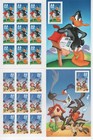 Rare Full Set Of 5 Looney Tunes With Imperf  3137c 3204c 3306c 3391c 3534c