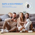 Upgraded Ultrasonic Repeller   Insect Indoor 1 Count  pack Of 6   Black 