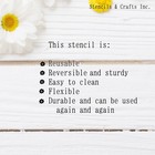 5  Whimsical Spiral Stencil Template Paint Craft Pattern Art Background New