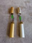 2 Reading Glasses Metal Tube With Hard Case Clear Spring Hinge Strength  2 25