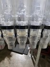 Clear Plastic Gravity Cereal Dispenser Bulk Dry Food Container 