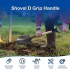Shovel D Grip Handle  1-1 4  Inner Diameter 32mm Pvc Spade Snow Shovel Replac   