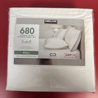 Kirkland Signature 680 Thread Count 6 Piece  Sheet Set  Full  White New