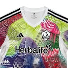 Adidas La Galaxy  space   Time  Multicolor Alt Soccer Jersey  Size Large Jl8097