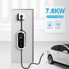 Level 2 Ev Charger 40amp  240v 7 6kw Electric Vehicle Charging W  Nema 14-50p