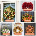 12  Clear Wreath-hanger Non Scratch Over The Door Hooks 2 Pack Easter Hallowe   
