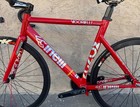 Cinelli Vigorelli Fixed Gear Track Bike 52cm Red Carbon  Tkr2 Wheels   Local P u