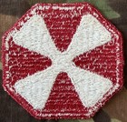 Original Wwii Us Army Eighth Army Patch 8th Army Ssi
