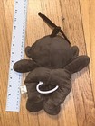 Child Of Mine Plush Monkey Orange Bow Plush Musical Pull Crib Toy 