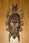 Vintage African Tribal Mask - Senufo Kpelie Tribe   Hand-carved In C  te D ivoire