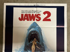 Jaws 2  1978  Original Movie Poster Folded 27x41 Horror Shark Attack One Sheet