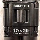 Bushnell Powerview Compact Folding Binoculars 10x25mm Black Roof Prism