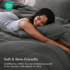 David s Home Waffle Weave Duvet Cover Set Twin Size soft Breathable 2pcs Comf   