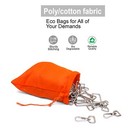 Oange Cotton Reusable Produce Muslin Bags    multipurpose Holiday Bag Sack