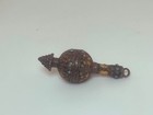 Antique Silver   Copper Perfume And Rose Water Container With Turquoise Stones