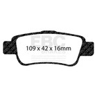 Ebc Rear Yellowstuff Brake Pads For Honda Cr-v 2 07-19 High-performance Street