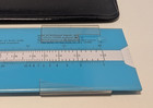 Vintage 1966  Raytheon  Db  Slide Ruler  With  Case  5860