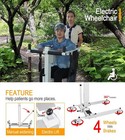 Power Patient Lift Transfer Chair foldable Transfer Lift For Home 90  New