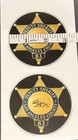 Sheriff Decal  2  Indoor Outdoor 