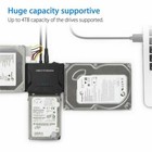 Usb 3 0 To Ide   Sata Converter External Hard Drive Adapter Kit 2 5  3 5  Cable