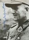 Wwii German Wehrmacht General Gustav Harteneck Knights Cross Signed Photo